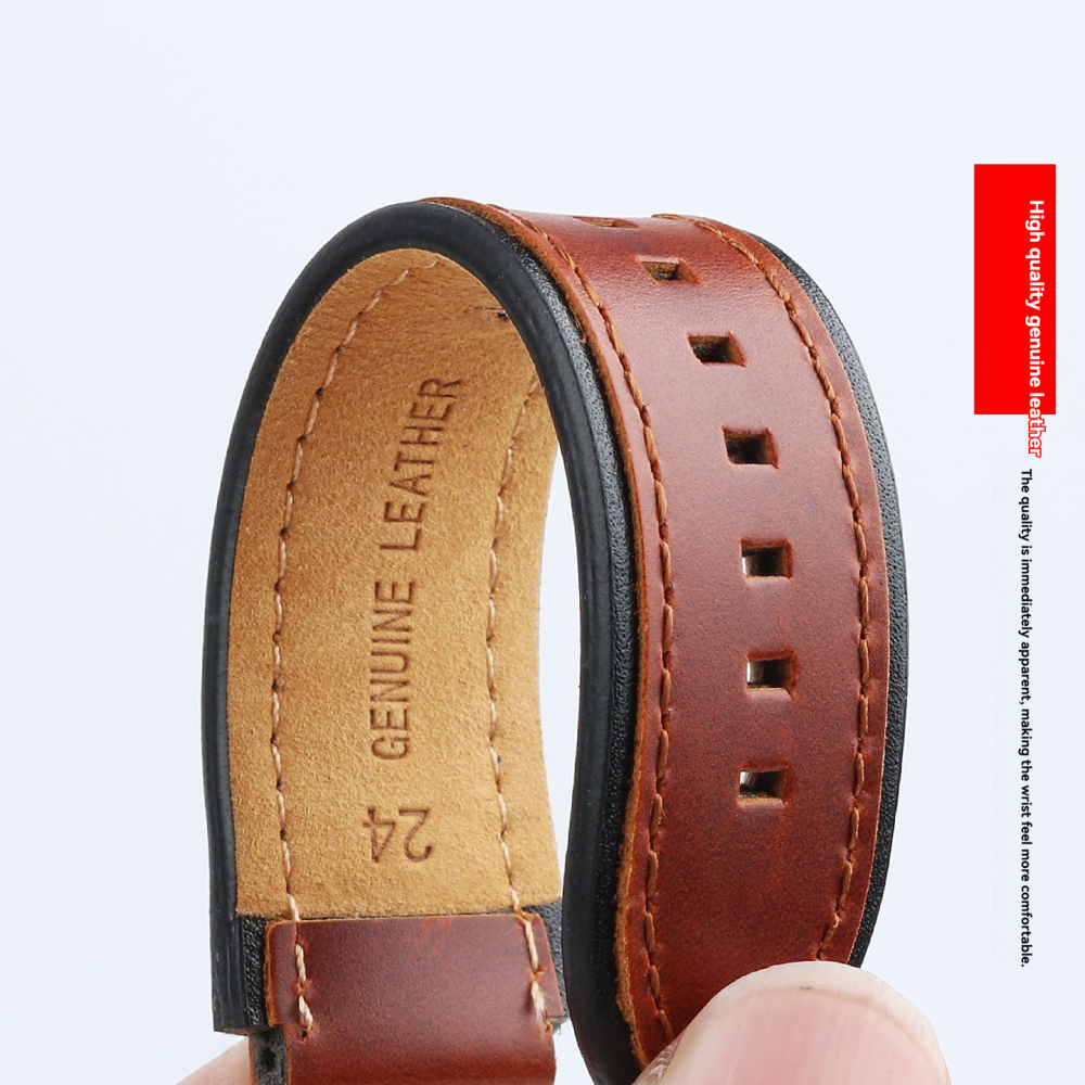 Genuine Leather Watch Band for TAG Heuer Formula 1 Red Bull CBZ2080 / CBZ2085