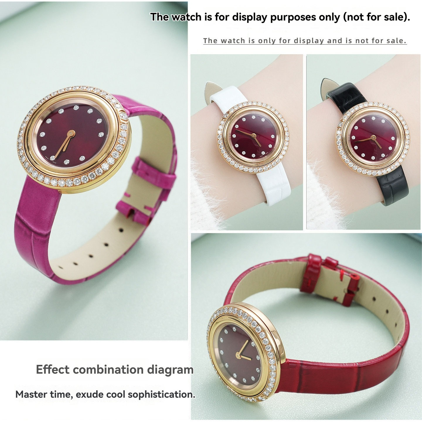 11mm Genuine Leather Watch Band for Piaget Possession Ladies’ Watch