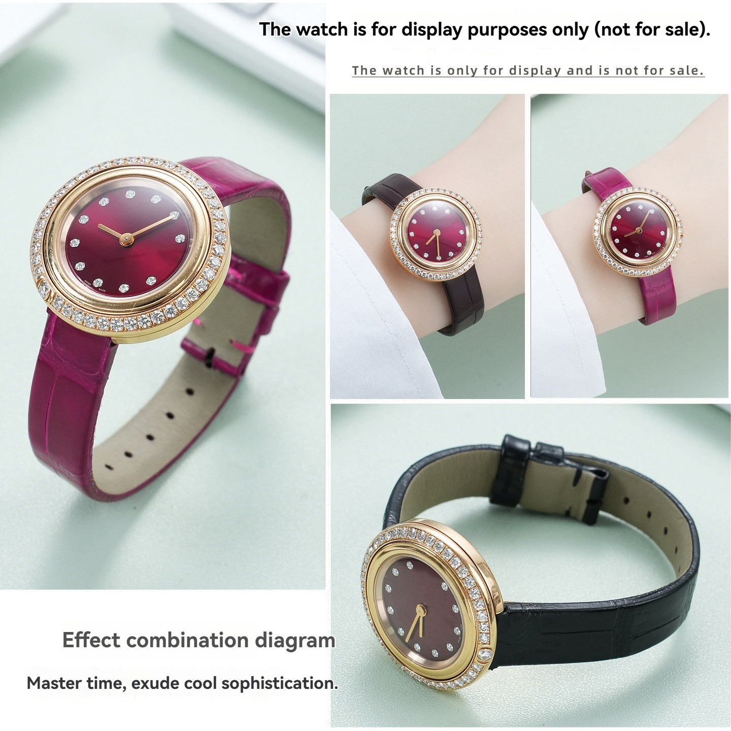 11mm Genuine Alligator Leather Watch Band for Piaget Possession Ladies’ Watch