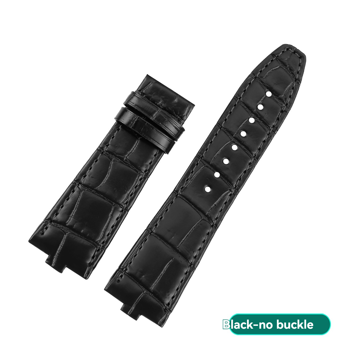 Quick Release Genuine Alligator Leather Watch Band for Vacheron Constantin Overseas 4500V / 5500V / 7900V