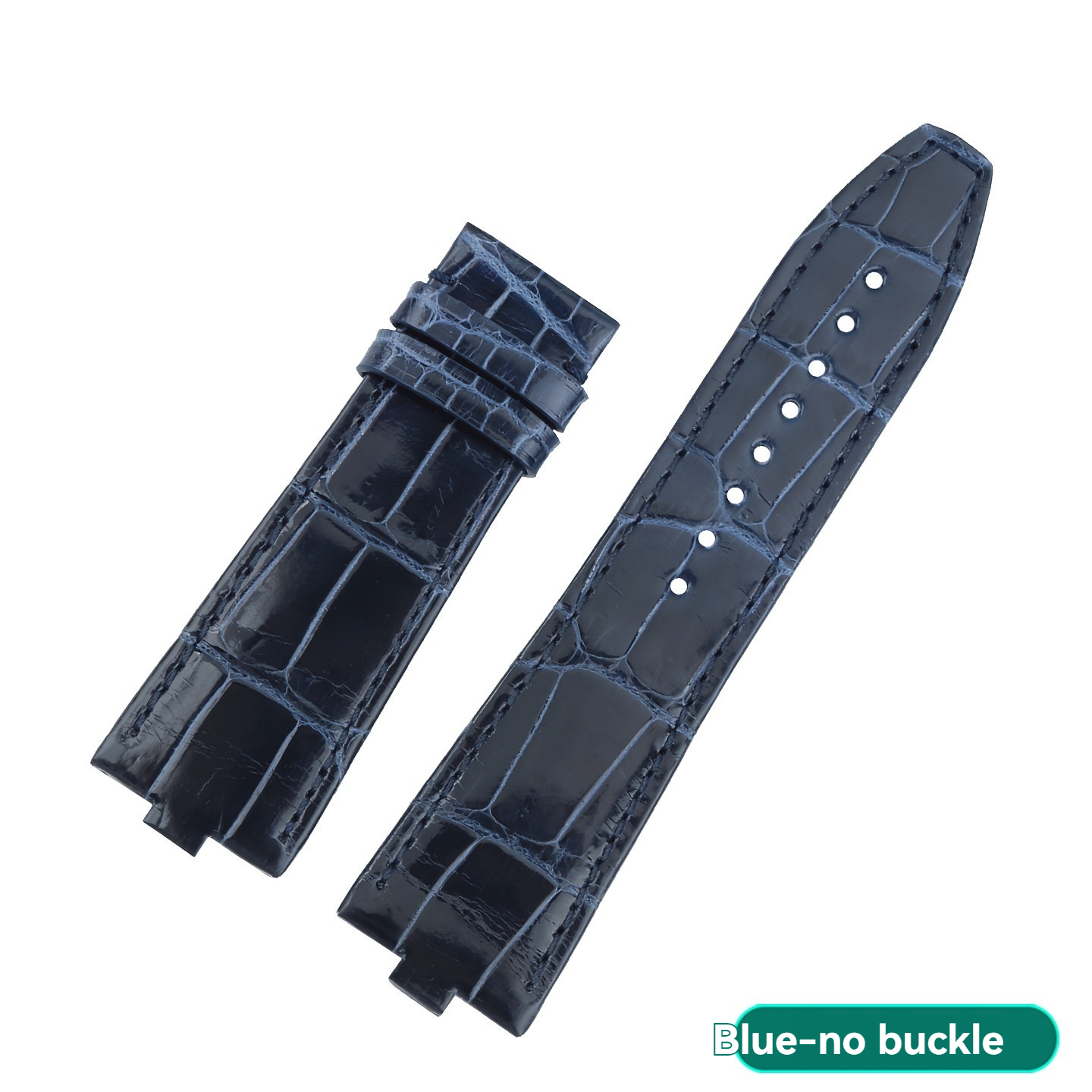 Quick Release Genuine Alligator Leather Watch Band for Vacheron Constantin Overseas 4500V / 5500V / 7900V