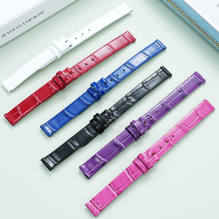 11mm Genuine Leather Watch Band for Piaget Possession Ladies’ Watch