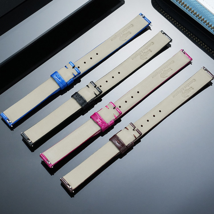 11mm Genuine Alligator Leather Watch Band for Piaget Possession Ladies’ Watch