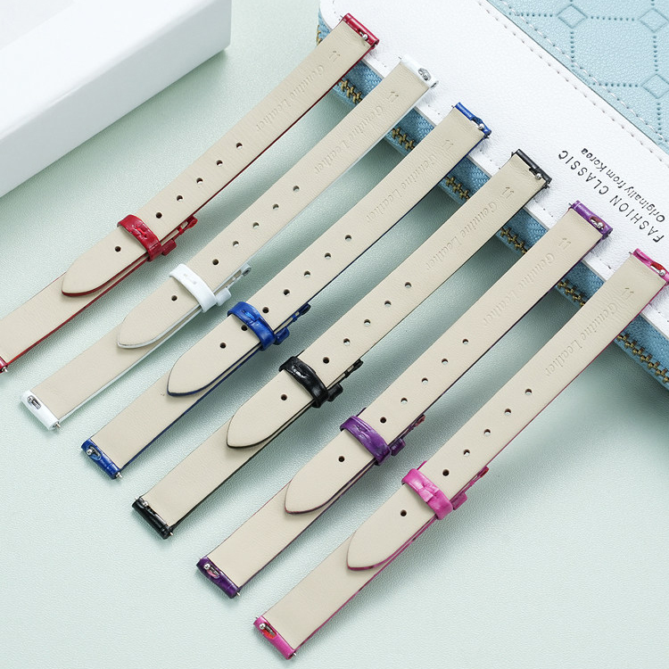 11mm Genuine Leather Watch Band for Piaget Possession Ladies’ Watch