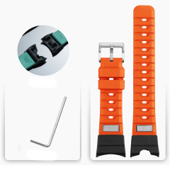 Orange Silver Plate