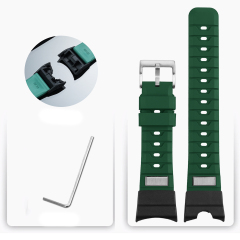 Green Silver Plate