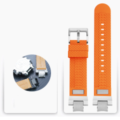 Orange Silver Plate