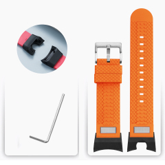 Orange Silver Plate
