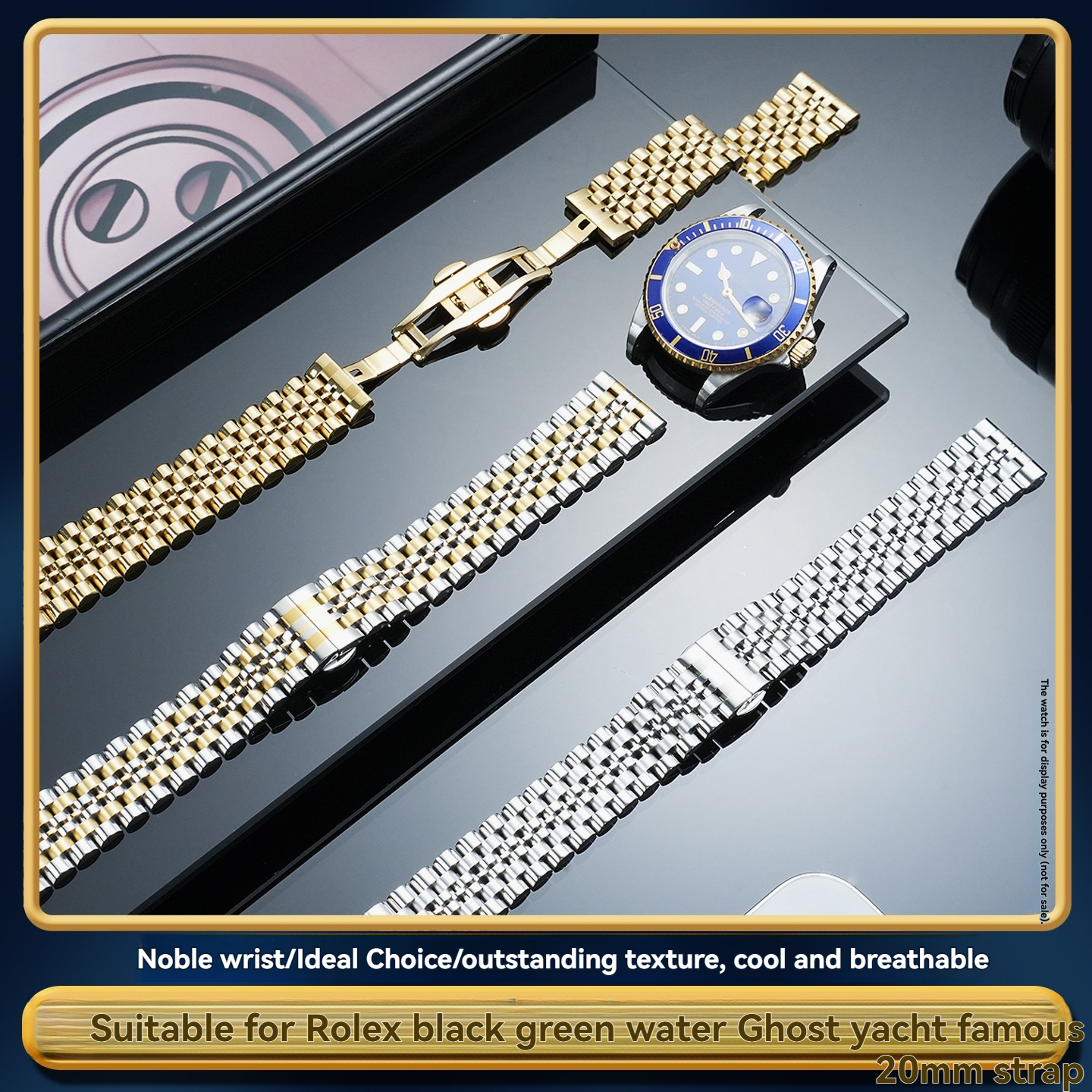 20/22mm Stainless Steel Watch Band for Rolex 116233 / Citizen