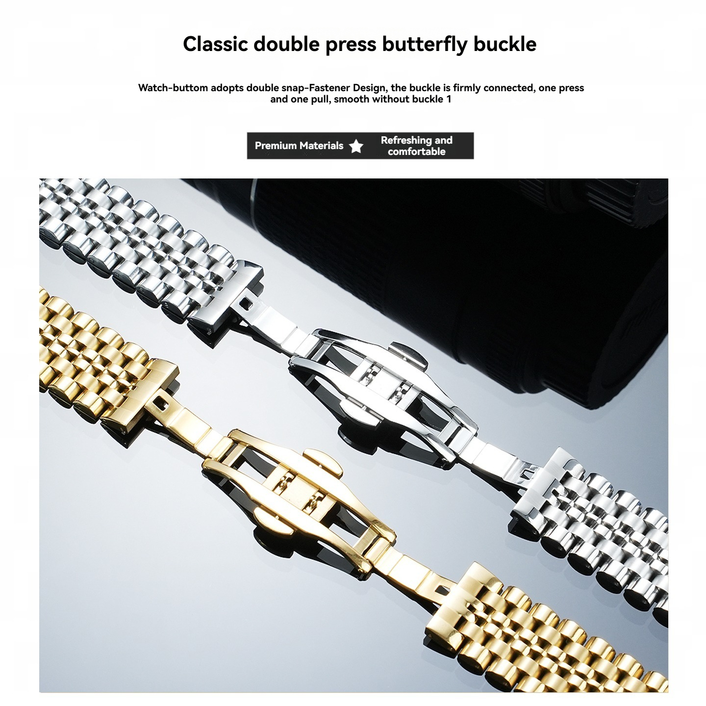 20/22mm Stainless Steel Watch Band for Rolex 116233 / Citizen