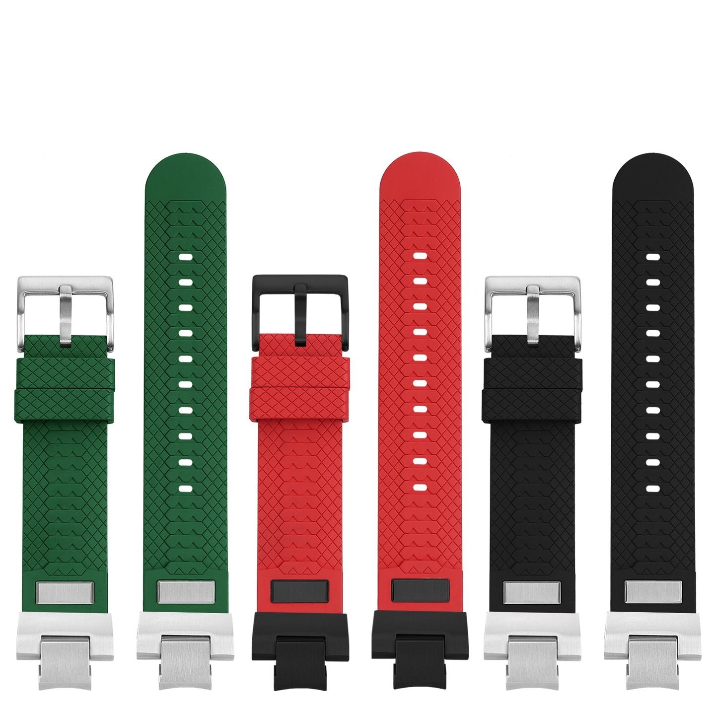 FKM Rubber Watch Band for Casio MTG-B3000
