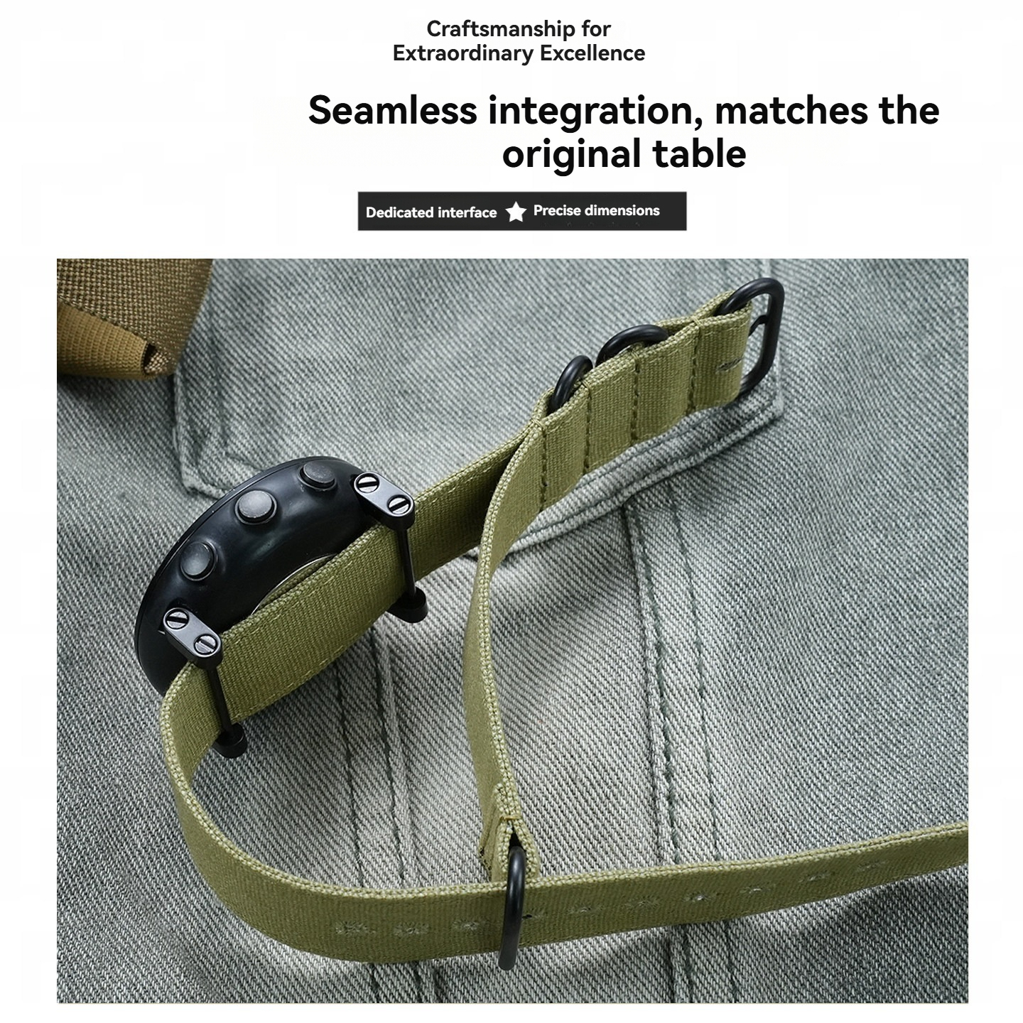Breathable Nylon Watch Band for SUUNTO Core / Essential