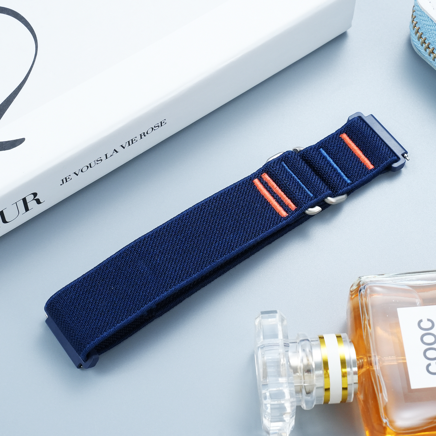 Compatible with the Omega x Swatch collaboration watch, Planetary Series, 20mm nylon strap