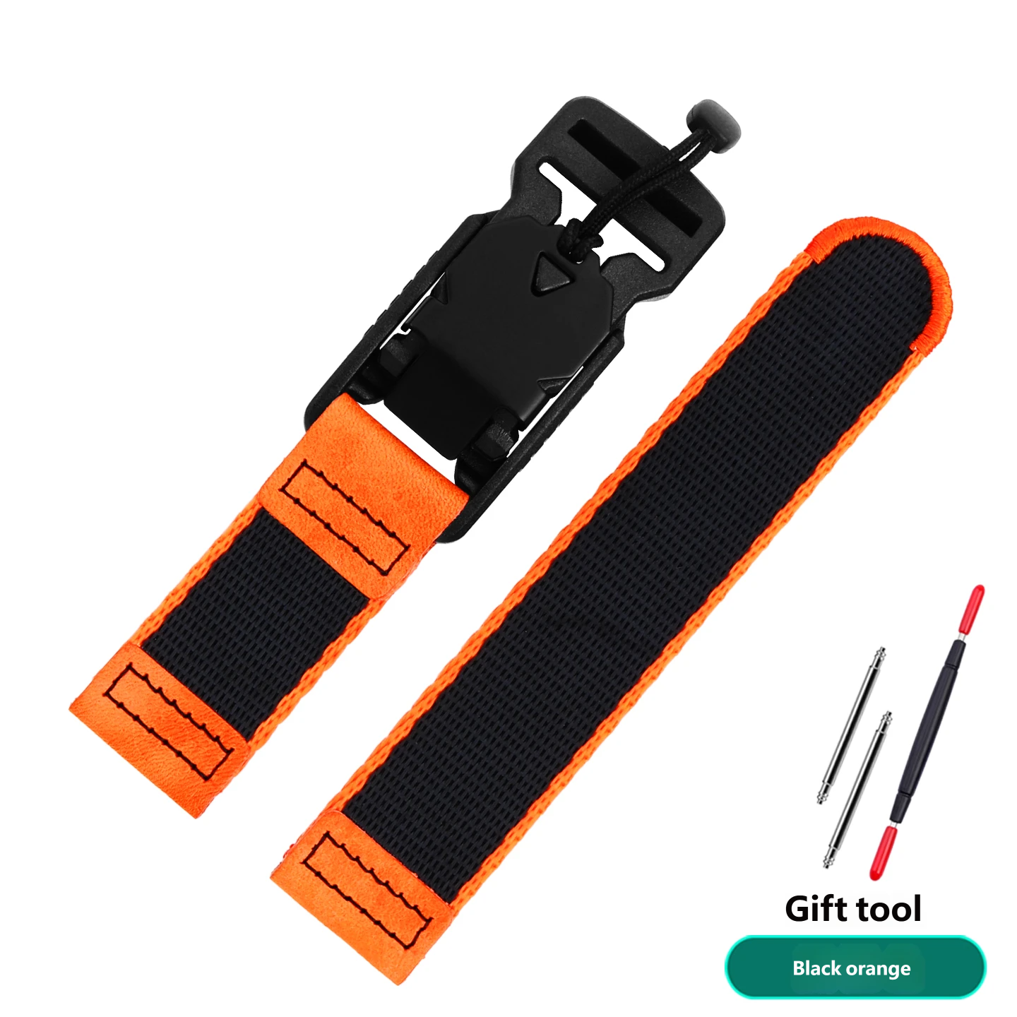 Compatible with Casio EFR-303L/303D EQB-501 nylon watch strap, 22 mm