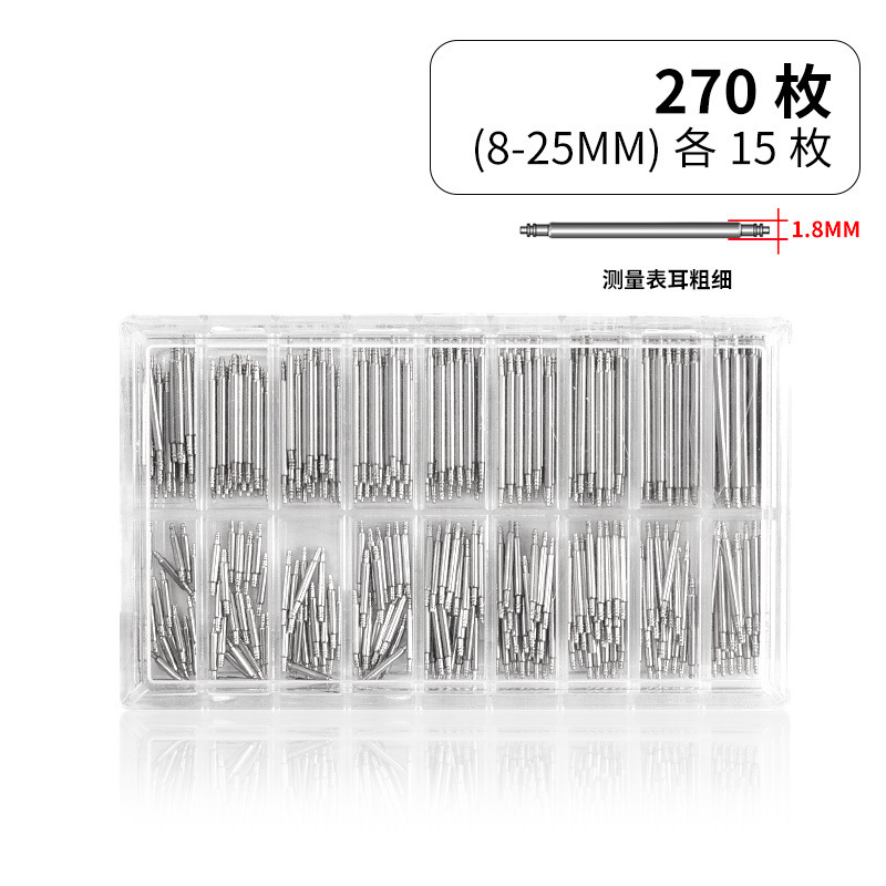 Stainless Steel Watch Band Spring Bar Assortment Kit