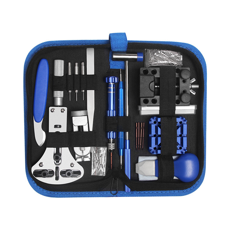 185-Piece Watch Repair Tool Kit with Case Back Opener and Carrying Case