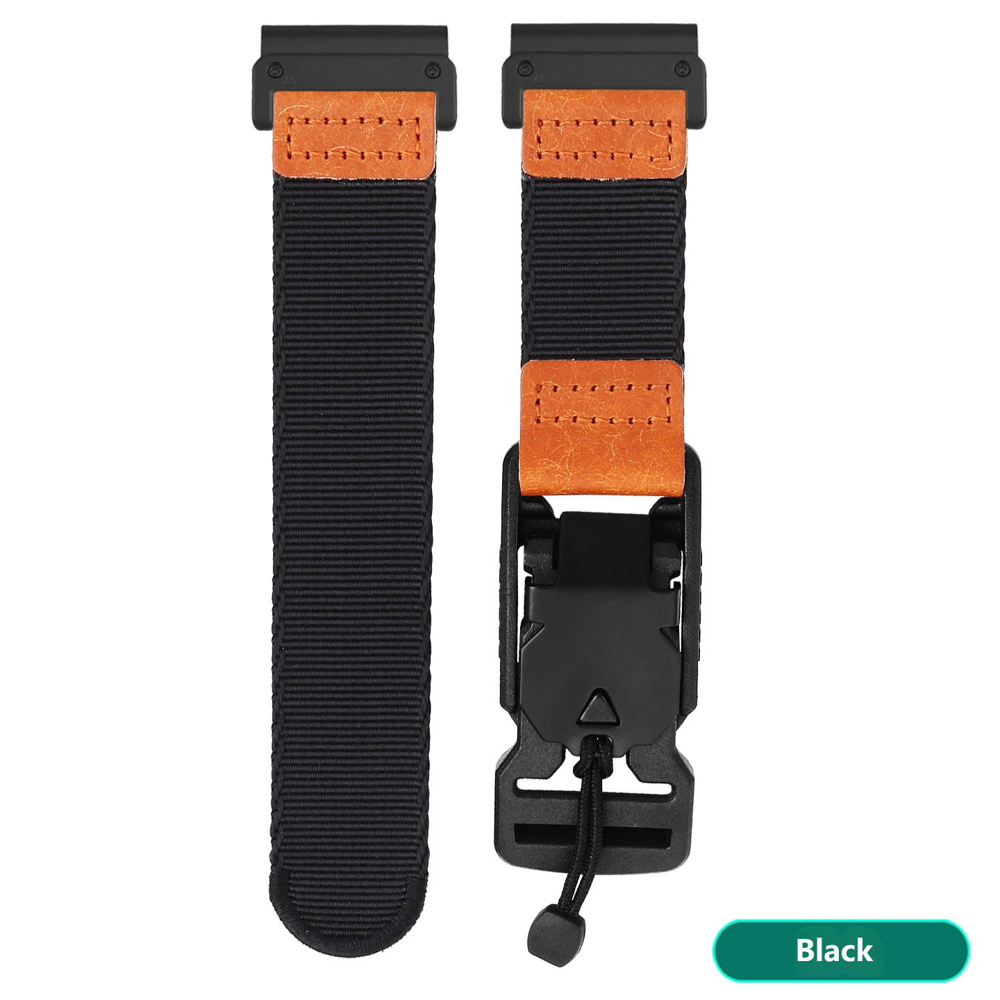 Compatible with Garmin Fenix 7X/5X/6X nylon watch straps, 26mm