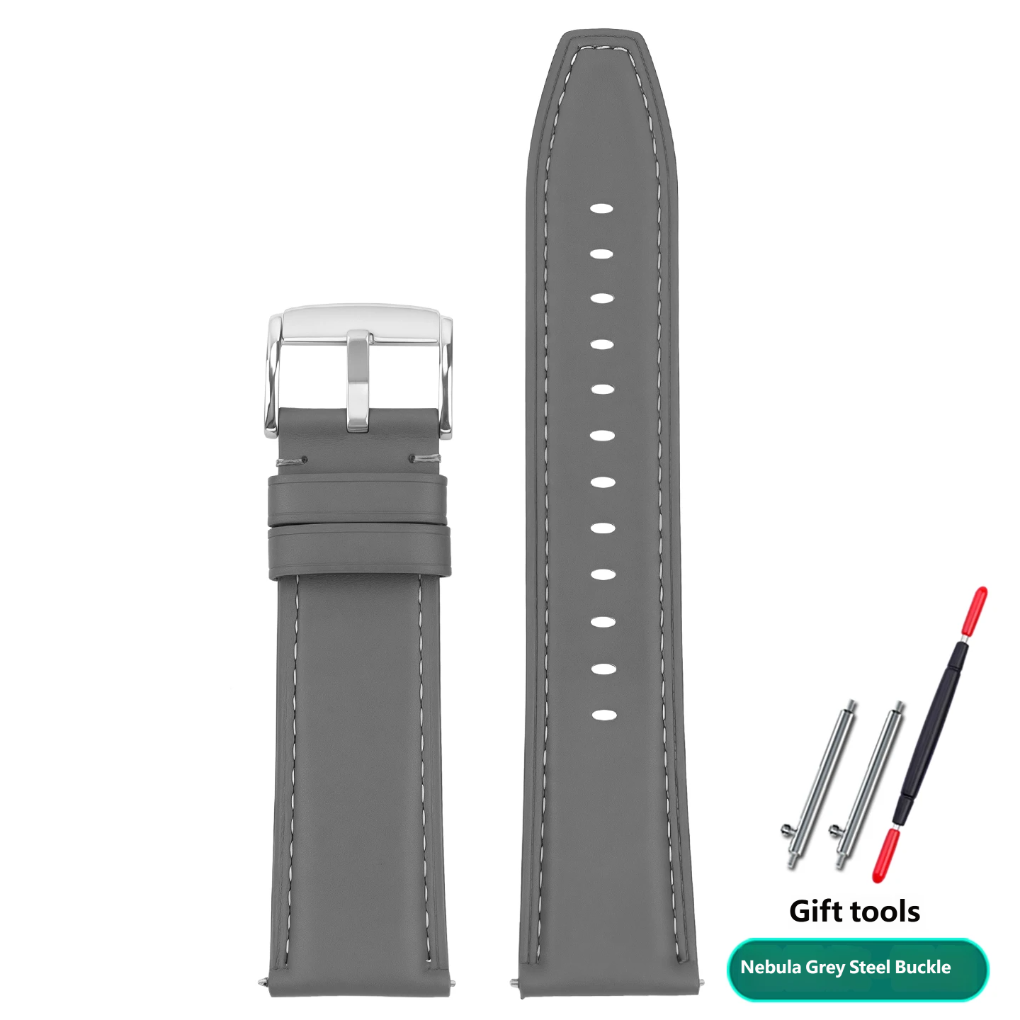 Suitable for Huawei GT3/4/5 46mm watch faces / Extraordinary Master genuine leather strap, 22mm