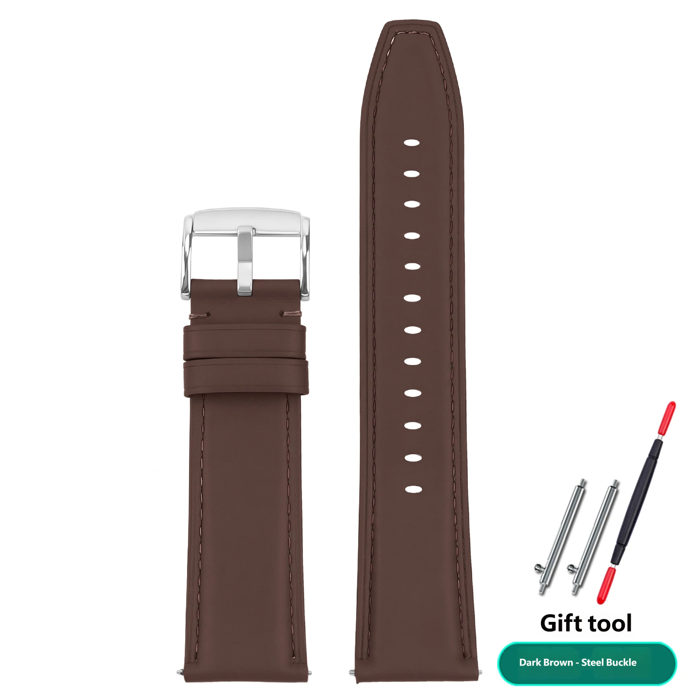 Suitable for Huawei GT3/4/5 46mm watch faces / Extraordinary Master genuine leather strap, 22mm