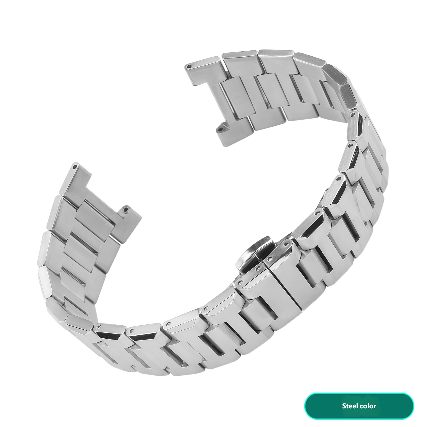 Suitable for BEHRENS Orion one stainless steel watch straps, 25 × 15 mm