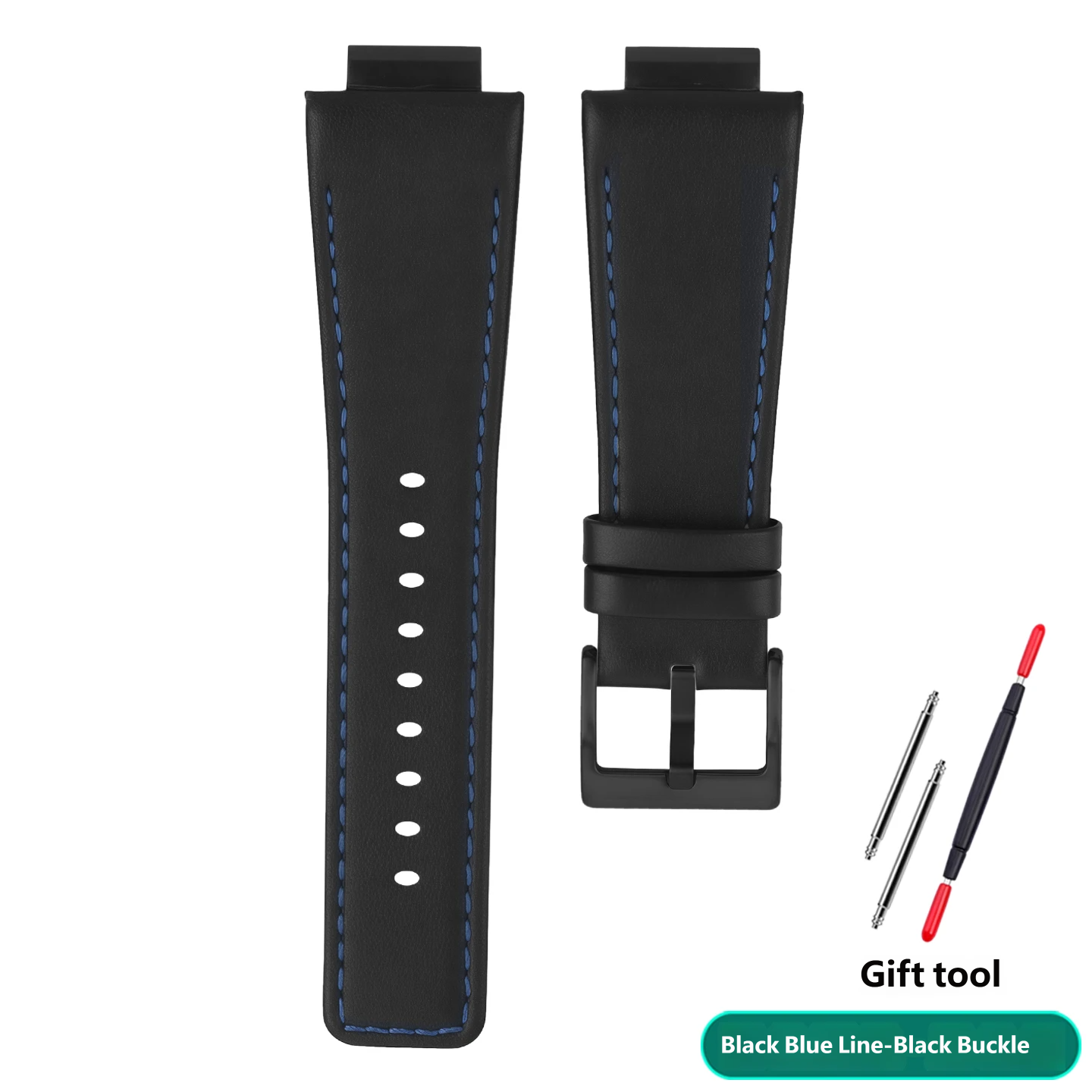 Genuine leather watch strap, 16 mm, compatible with the Casio Farmhouse Oak GA-2100/2110 series