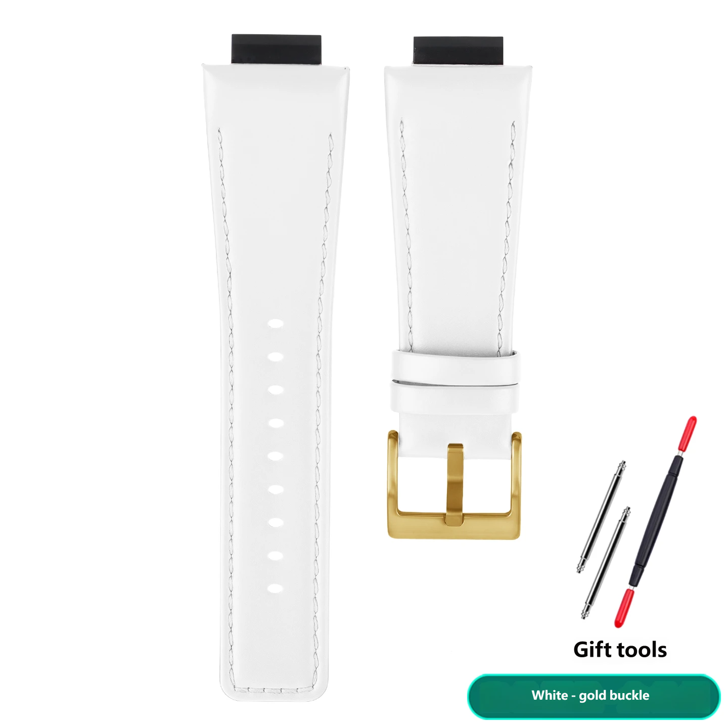Genuine leather watch strap, 16 mm, compatible with the Casio Farmhouse Oak GA-2100/2110 series