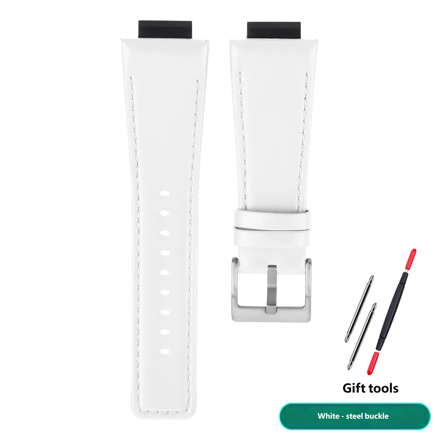Genuine leather watch strap, 16 mm, compatible with the Casio Farmhouse Oak GA-2100/2110 series