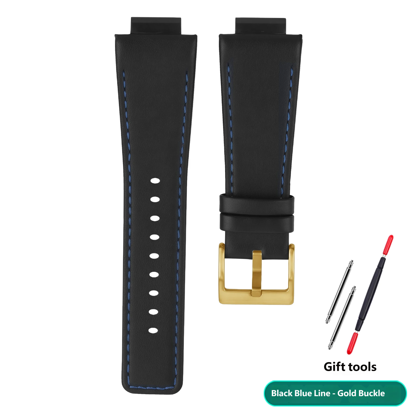 Genuine leather watch strap, 16 mm, compatible with the Casio Farmhouse Oak GA-2100/2110 series