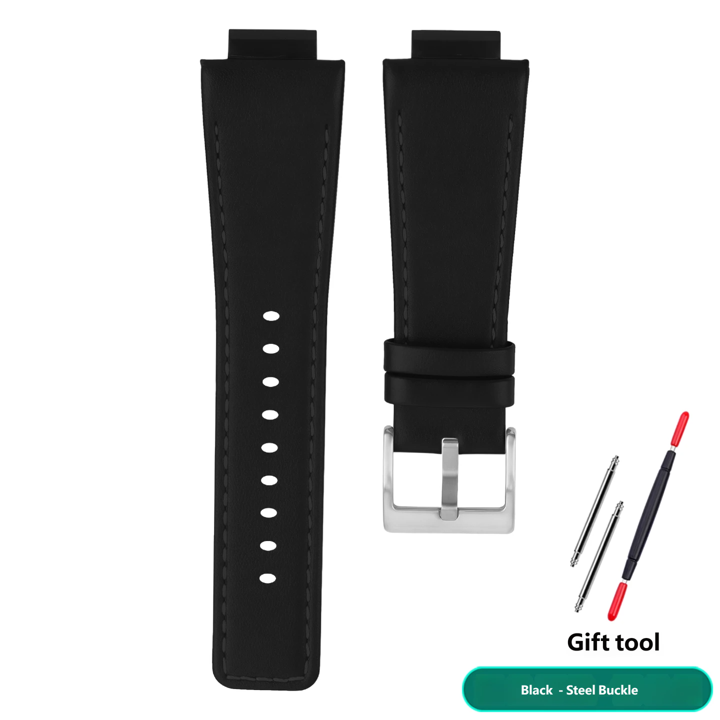 Genuine leather watch strap, 16 mm, compatible with the Casio Farmhouse Oak GA-2100/2110 series