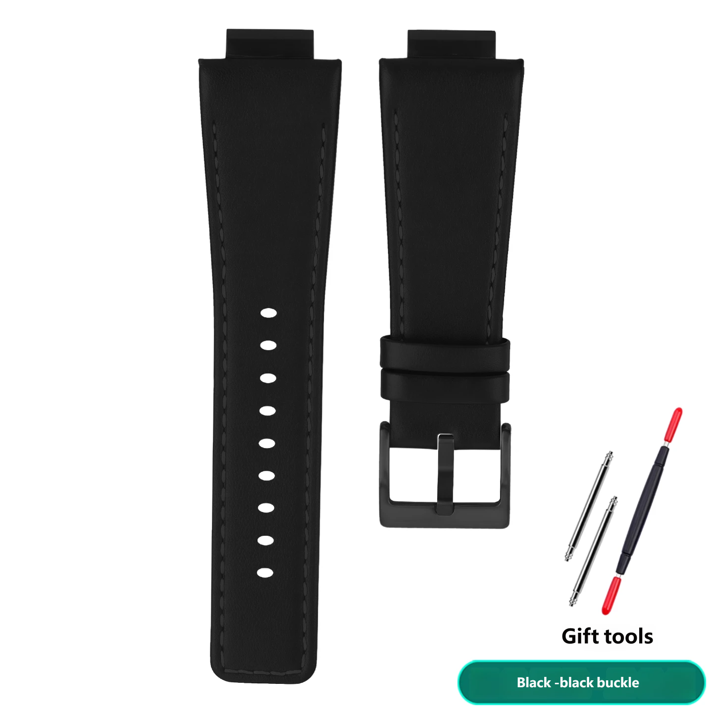 Genuine leather watch strap, 16 mm, compatible with the Casio Farmhouse Oak GA-2100/2110 series