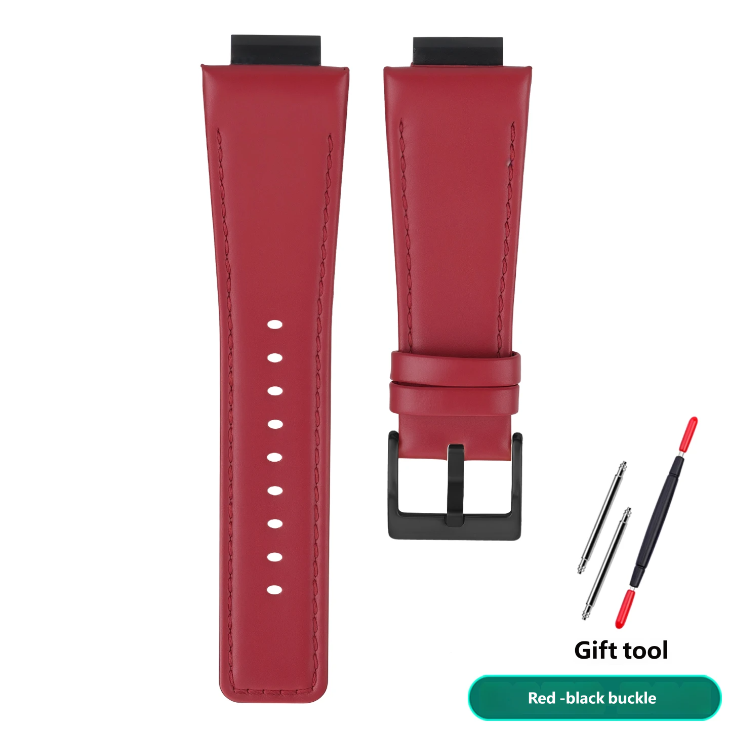 Genuine leather watch strap, 16 mm, compatible with the Casio Farmhouse Oak GA-2100/2110 series
