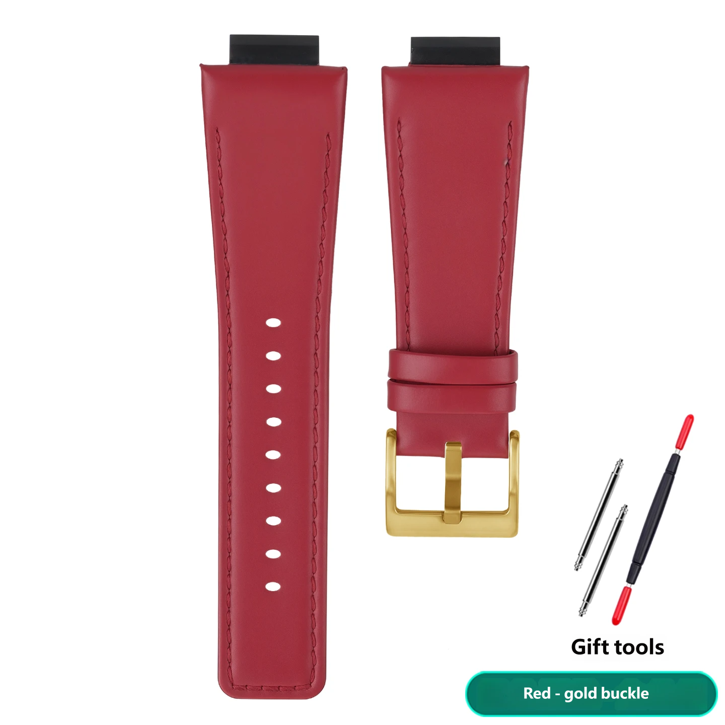 Genuine leather watch strap, 16 mm, compatible with the Casio Farmhouse Oak GA-2100/2110 series