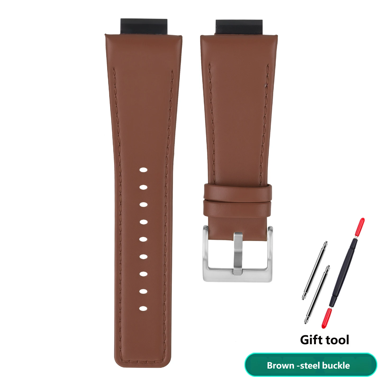Genuine leather watch strap, 16 mm, compatible with the Casio Farmhouse Oak GA-2100/2110 series