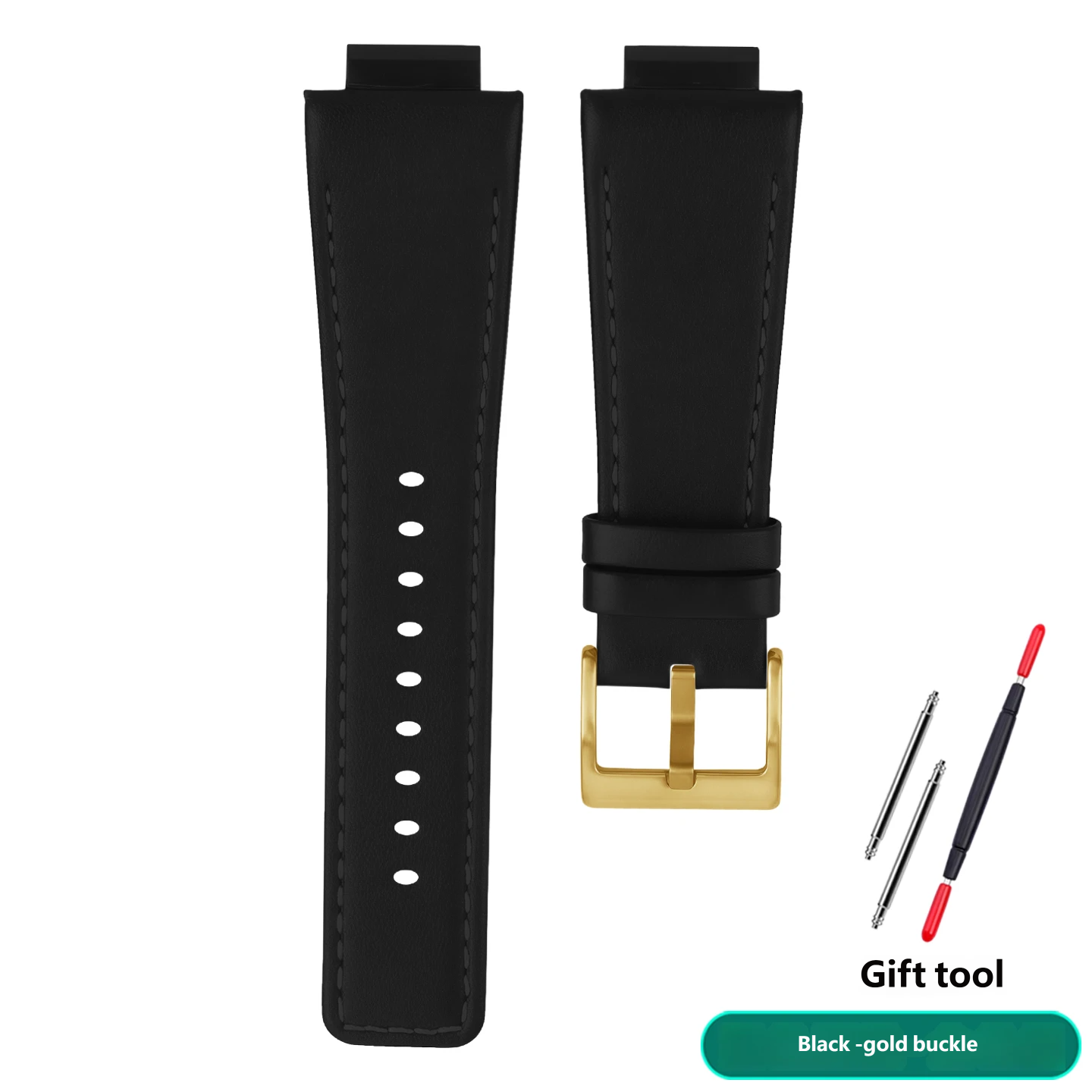 Genuine leather watch strap, 16 mm, compatible with the Casio Farmhouse Oak GA-2100/2110 series