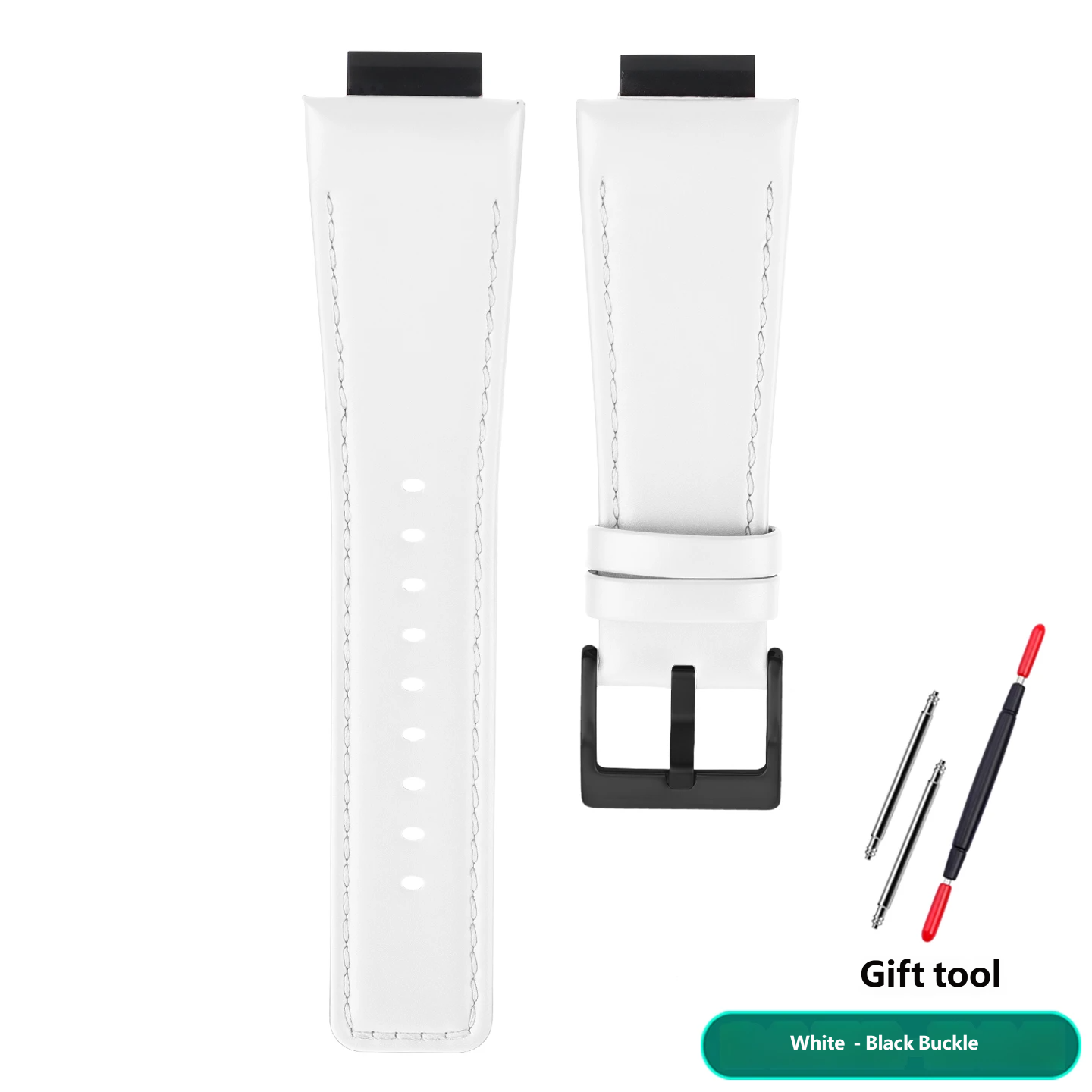 Genuine leather watch strap, 16 mm, compatible with the Casio Farmhouse Oak GA-2100/2110 series