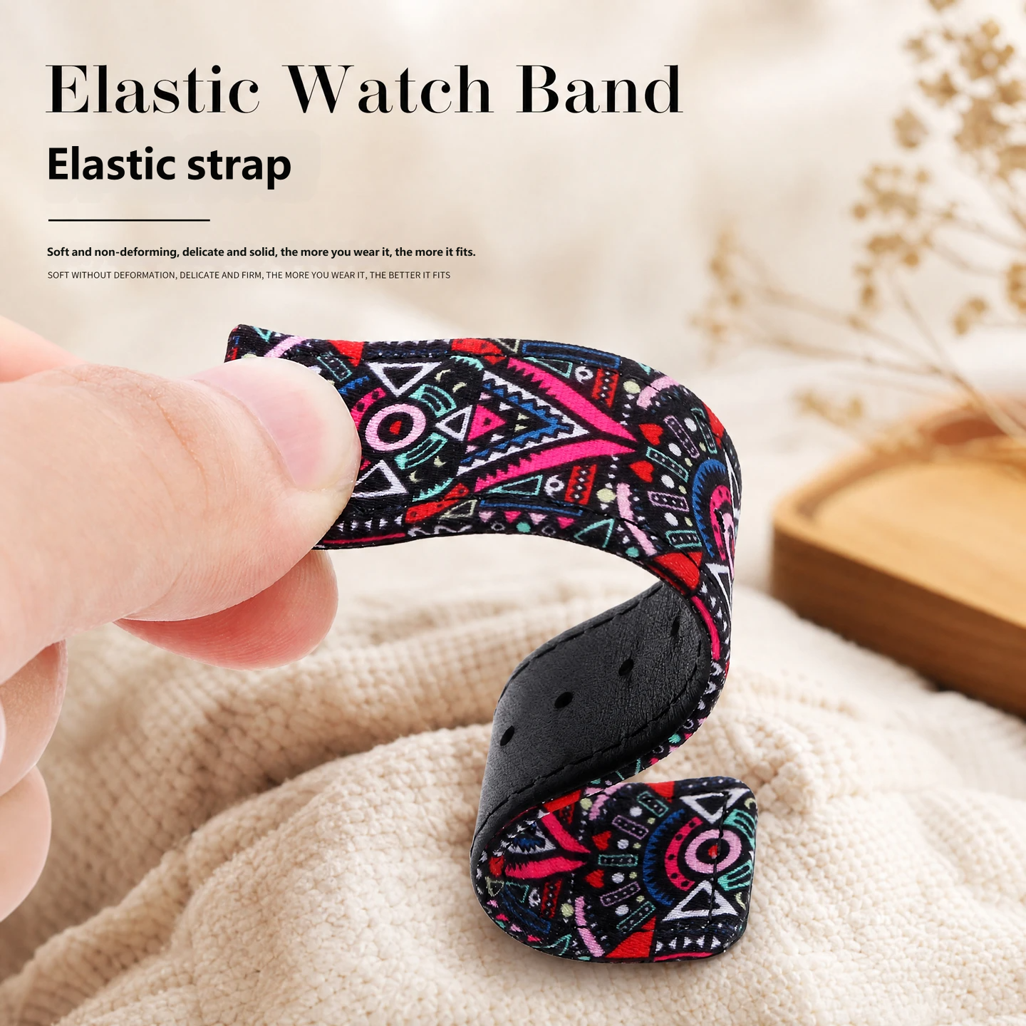23mm nylon canvas watch strap compatible with Armani AR-5905, AR-5890 and AR-5906 models