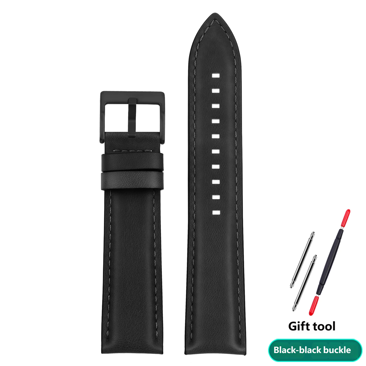 Compatible with the Casio Earth Heart EFR-303 Swordfish MDV-106 vintage genuine leather watch strap, 22mm