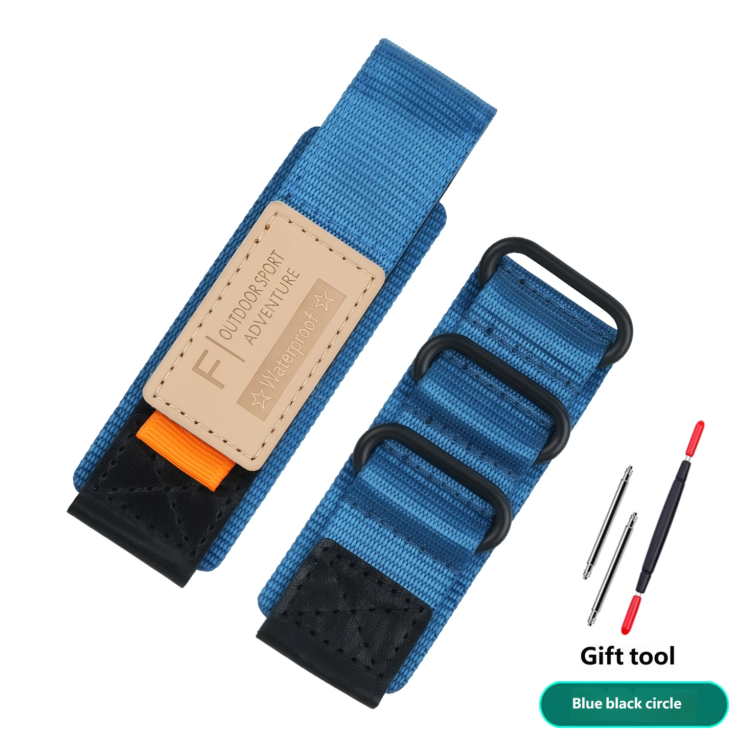 Velcro nylon watch strap compatible with the Casio PRG-600/650 and PRW-6600 series