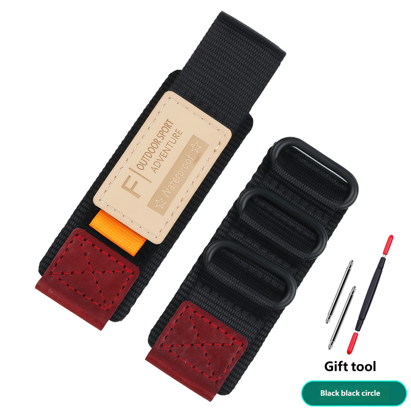 Velcro nylon watch strap compatible with the Casio PRG-600/650 and PRW-6600 series