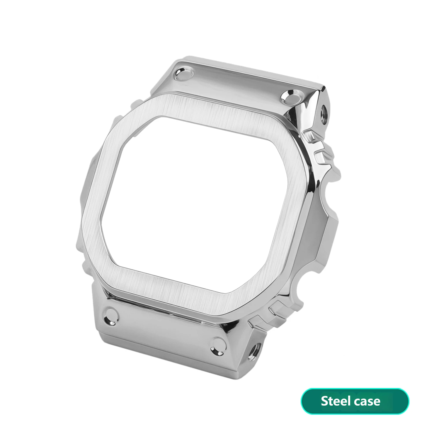 Compatible with the CASIO GM-5600 ‘Little Square’ stainless steel watch set (strap and case)