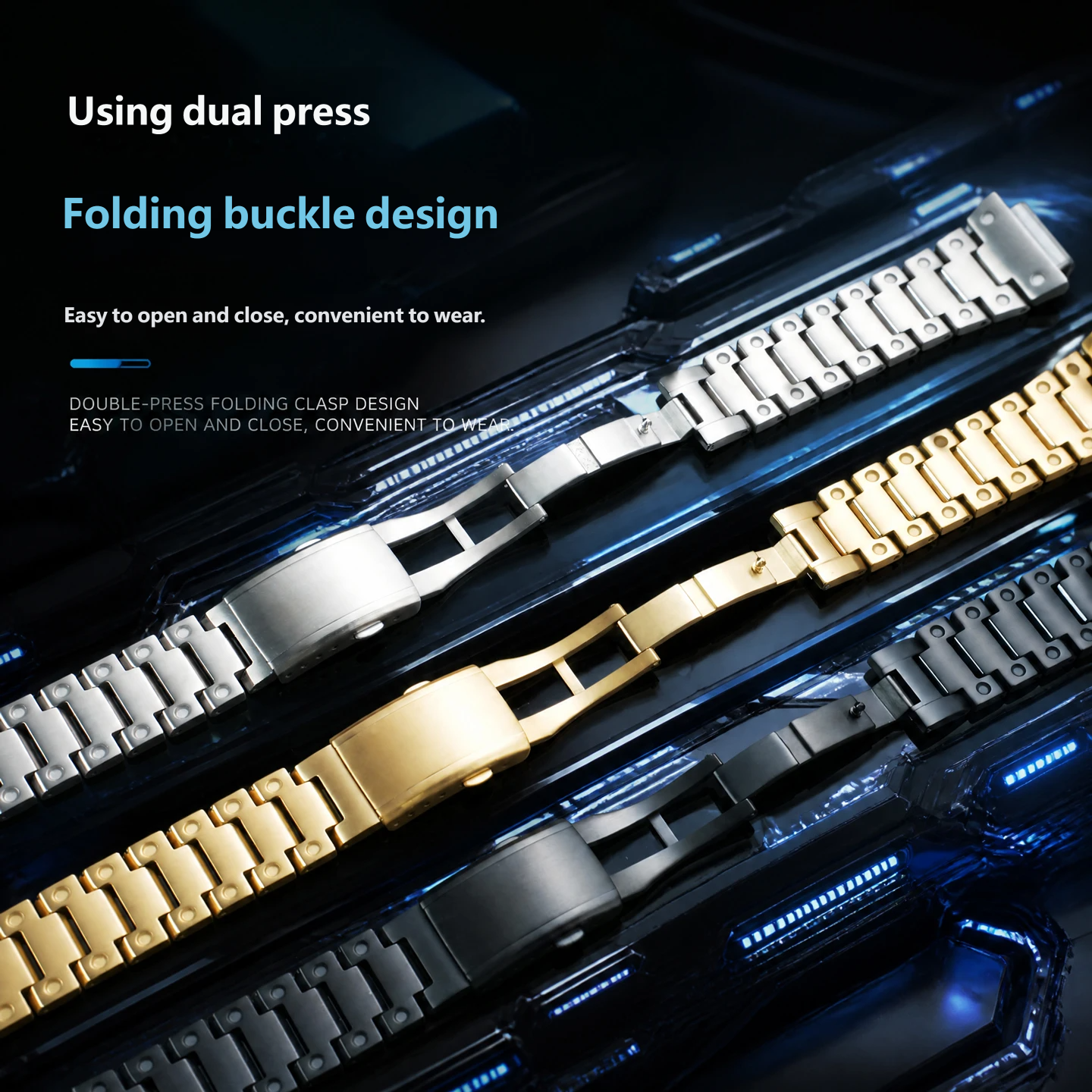 Compatible Casio GBX-H5600 Titanium Strap and Case Set