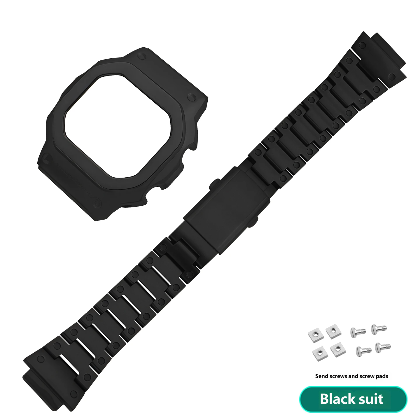 Compatible Casio GBX-H5600 Titanium Strap and Case Set