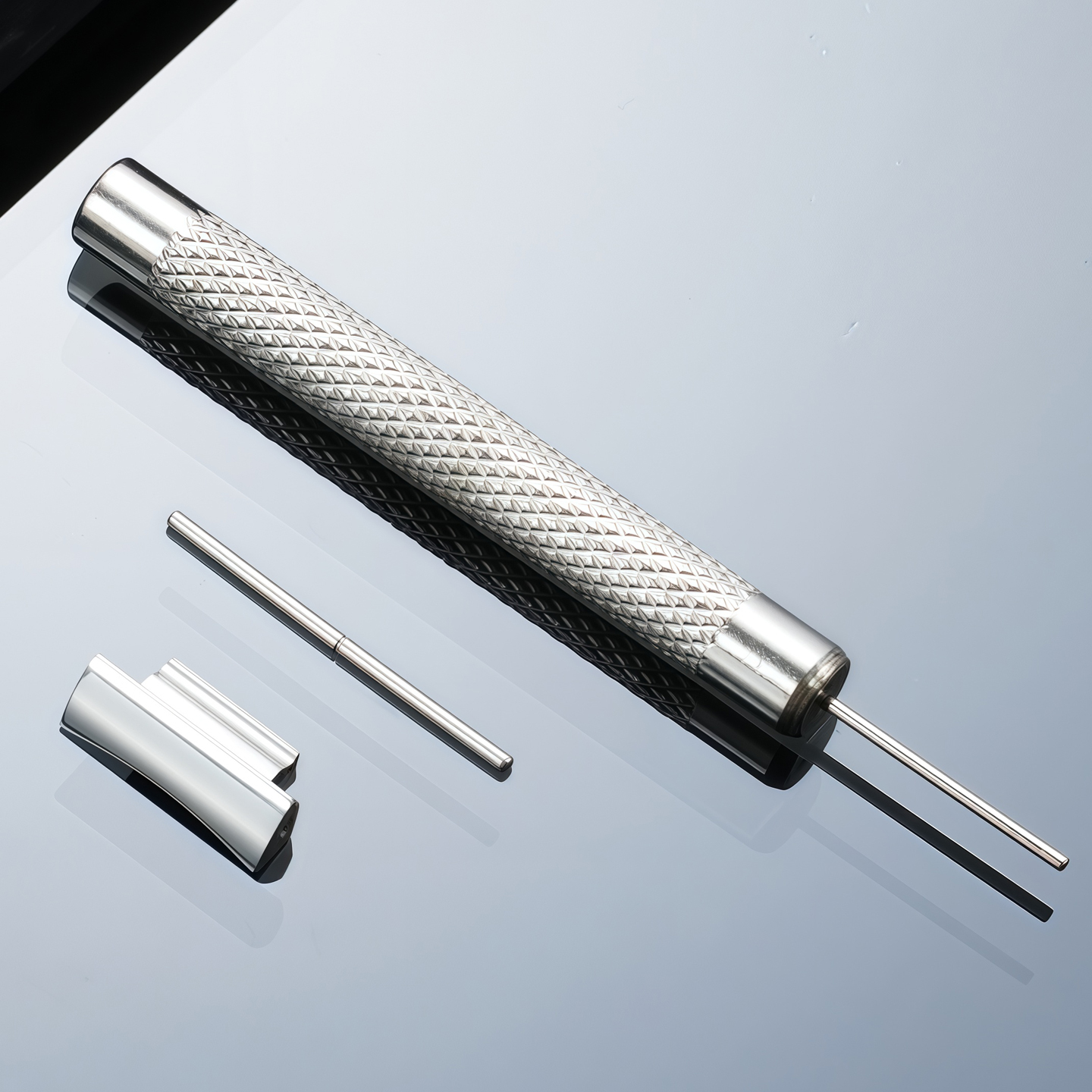 Stainless steel buckle with rubber strap, compatible with the Omega Seamaster 150 series