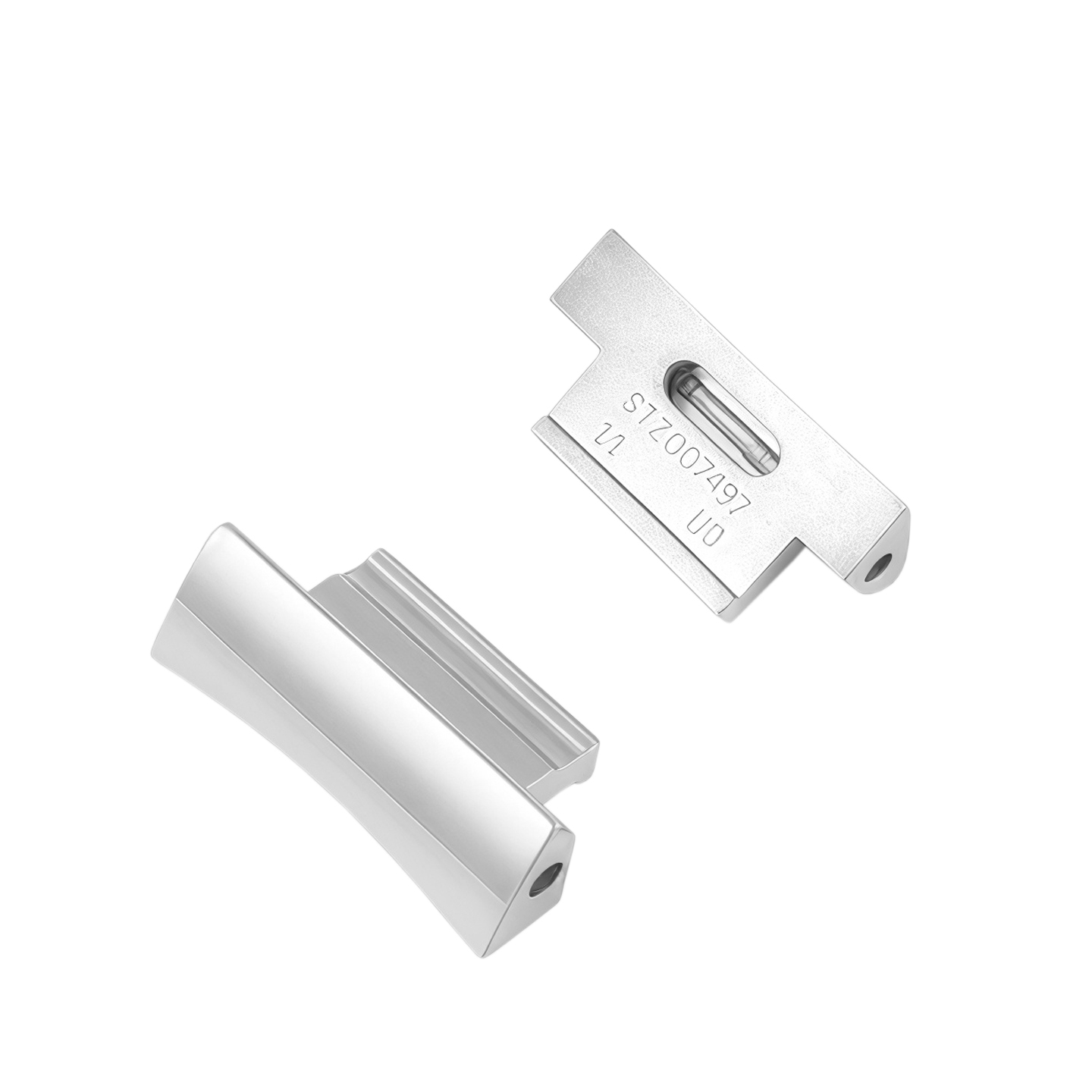 Stainless steel buckle with rubber strap, compatible with the Omega Seamaster 150 series