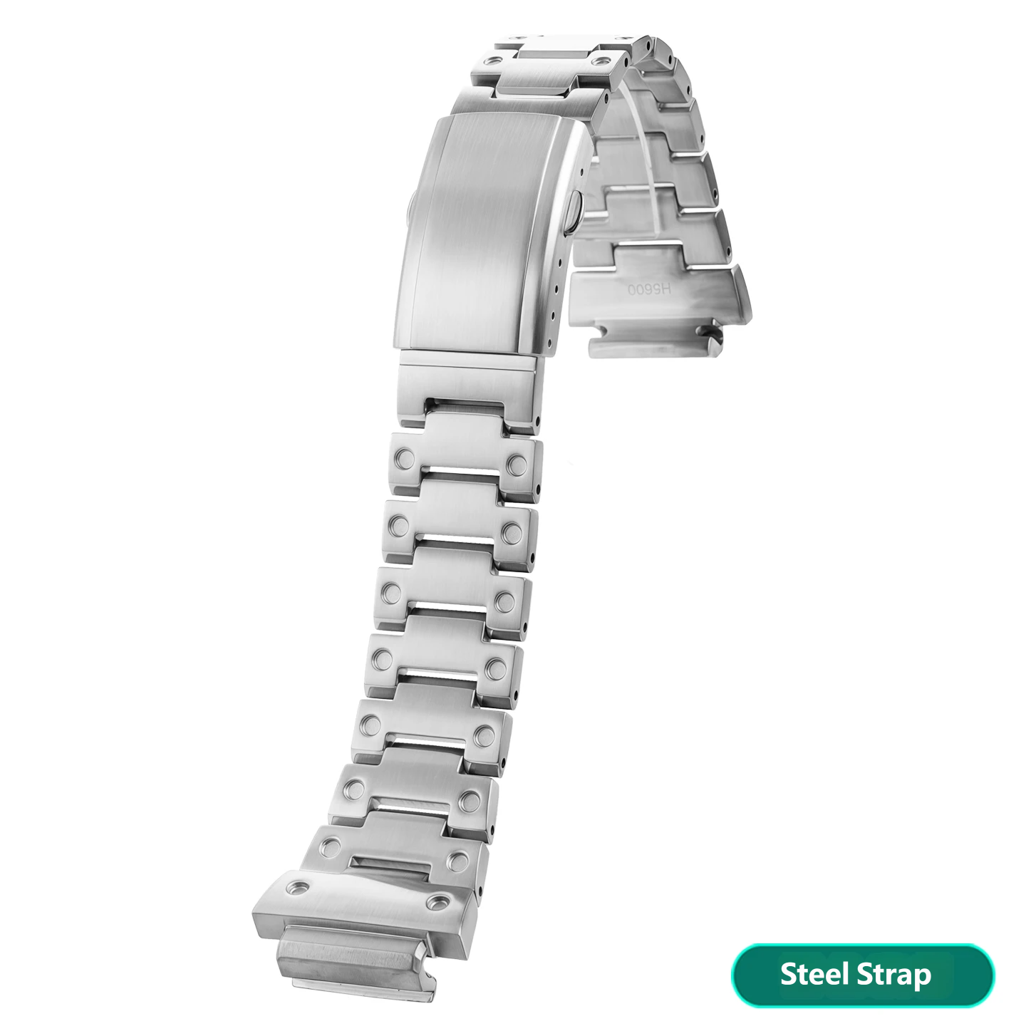 Compatible Casio GBX-H5600 Stainless Steel Strap and Case Set