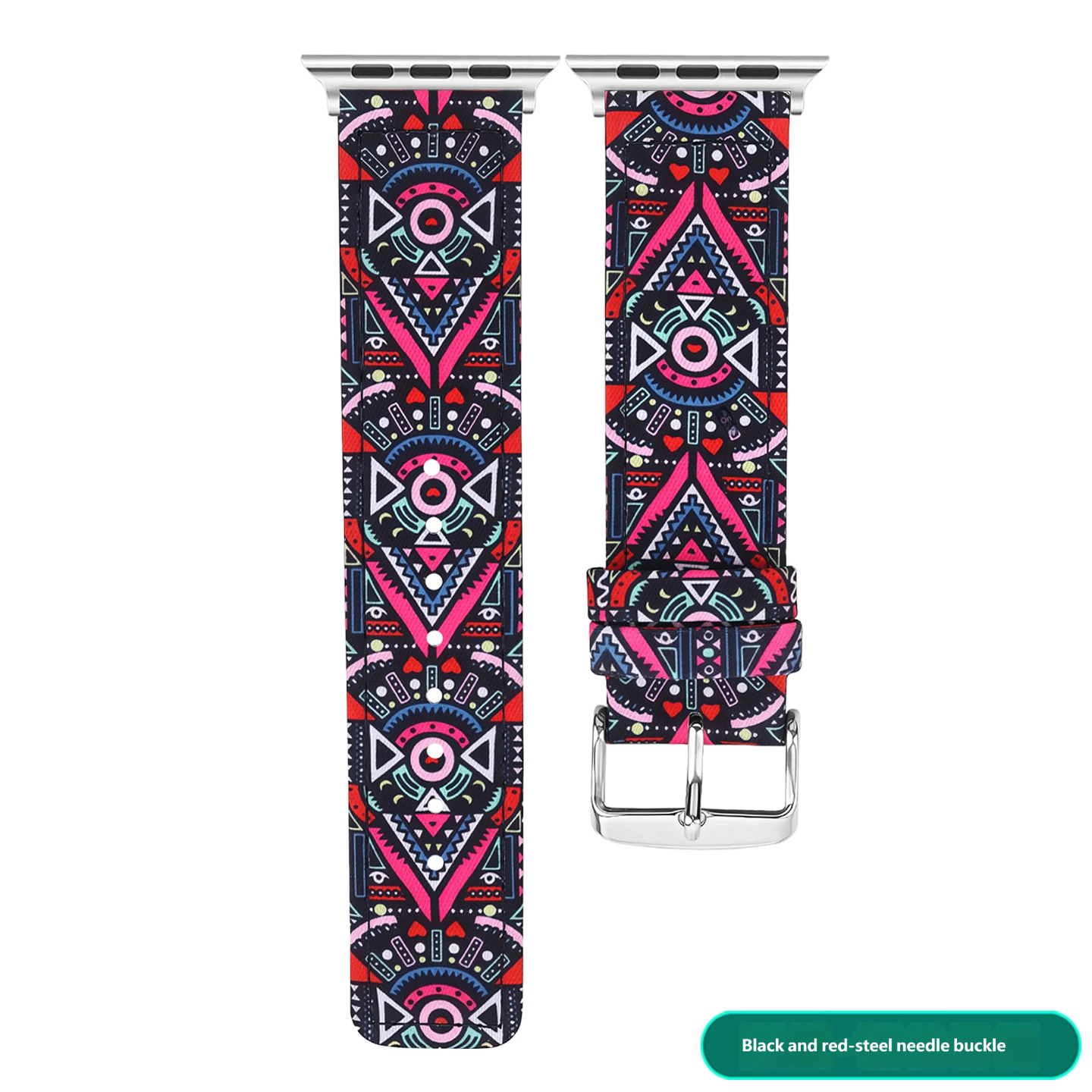 Compatible with Apple Watch Series 10; nylon and canvas strap suitable for Series 9, 8, 7 and 6; breathable Ultra 3 strap