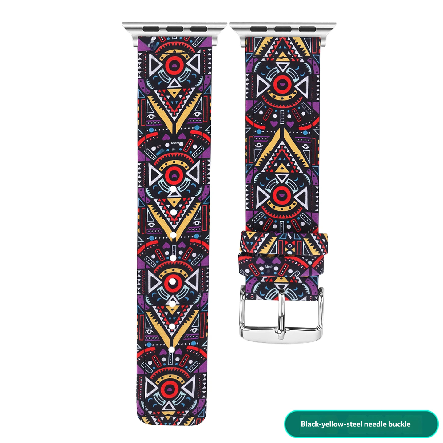 Compatible with Apple Watch Series 10; nylon and canvas strap suitable for Series 9, 8, 7 and 6; breathable Ultra 3 strap