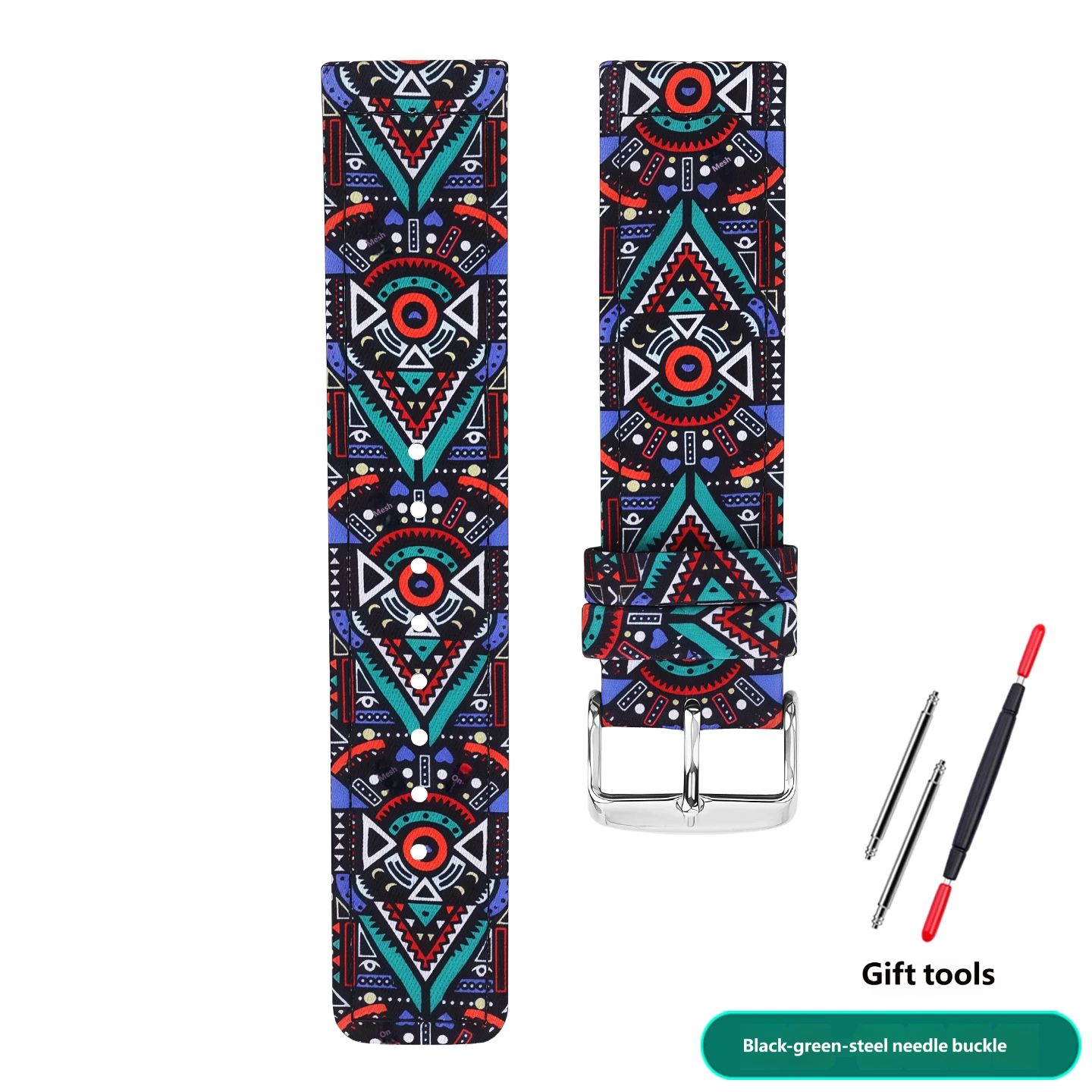 Nylon canvas watch strap, 23 mm, compatible with Casio hiking watches PRW-30/50/60/70Y/6900Y