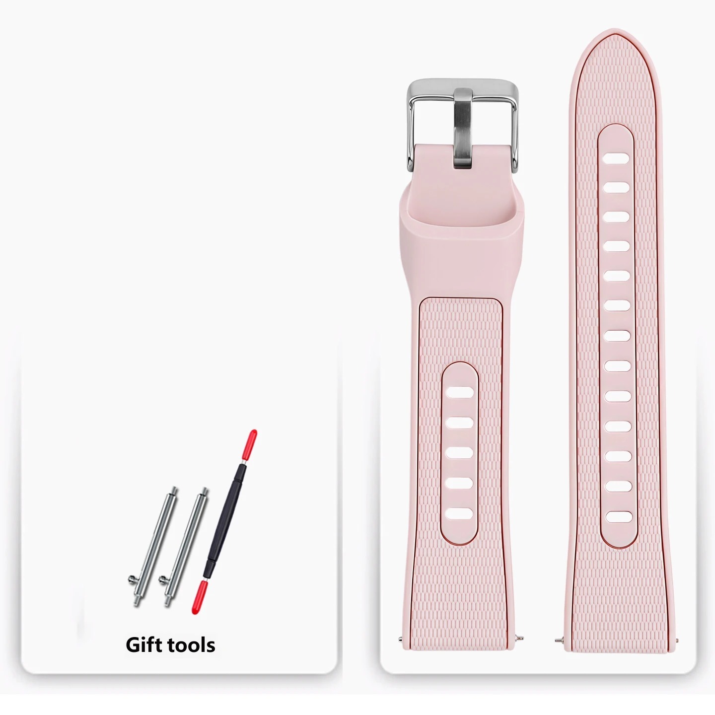 Compatible with Huawei GT7/GT6/GT5/GT4 series waterproof and sweat-resistant silicone watch straps, 18mm