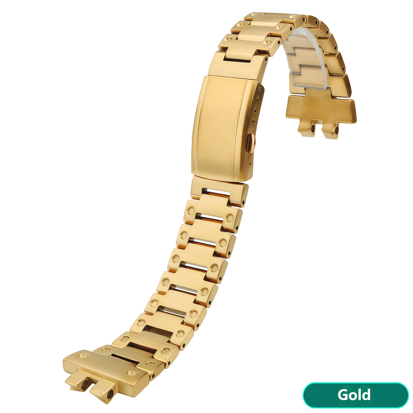 Stainless steel watch strap compatible with the Casio GM-B2100 and GMC-B2100
